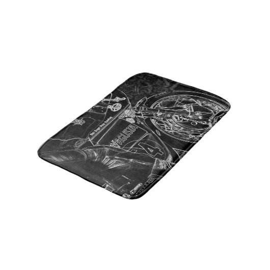 Motorfiets 1 bmcna badmat (Gekanteld)