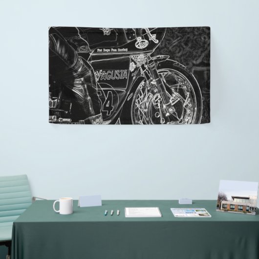 Motorfiets 1 bnrcna spandoek (Beurs)