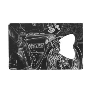 Motorfiets 1 bocn creditkaart flessenopener