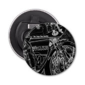 Motorfiets 1 bocna button flesopener (Voorkant)