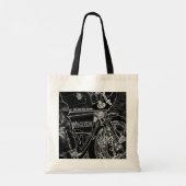 Motorfiets 1 btcn tote bag (Achterkant)