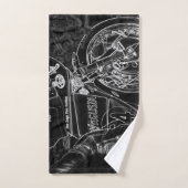 Motorfiets 1 btcna bad handdoek (Handdoek)