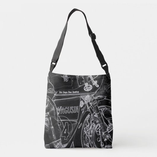 Motorfiets 1 cbbcnm crossbody tas (Achterkant)