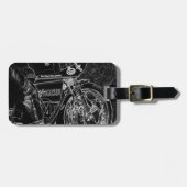 Motorfiets 1 cd ltcna bagagelabel (Voorkant horizontaal)