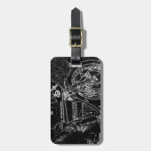 Motorfiets 1 cd ltcna bagagelabel (Voorkant verticaal)