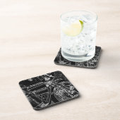 Motorfiets 1 coastercnm bier onderzetter (Rechterzijde)