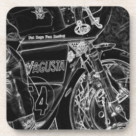 Motorfiets 1 coastercnm bier onderzetter