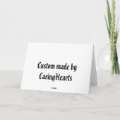 Motorfiets..1, Gelukkige Verjaardag Kaart (Achterkant)