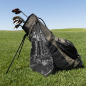 Motorfiets 1 gtm golfhanddoek (Groen)