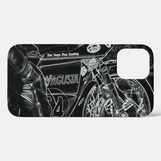 Motorfiets 1 iphcnm Case-Mate iPhone case (Achterkant (horizontaal))