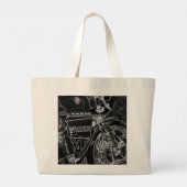 Motorfiets 1 jtcna grote tote bag (Achterkant)