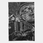 Motorfiets 1 ktcna theedoek (Verticaal)