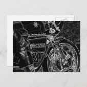 Motorfiets 1 pccnm briefkaart (Voorkant / Achterkant)