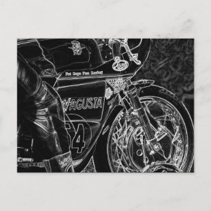 Motorfiets 1 pccnm briefkaart
