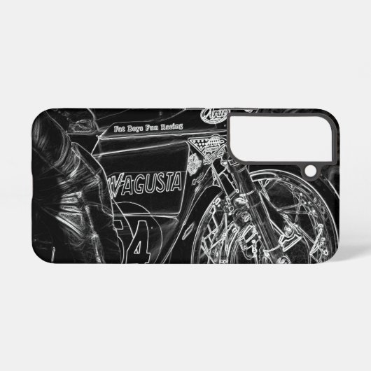 Motorfiets 1 sGCNA Samsung Galaxy Hoesje (Achterkant horizontaal)