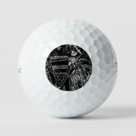 Motorfiets 1 tpv1 gbcnm golfballen