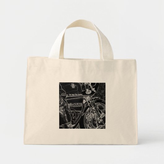 Motorfiets 1 ttcnm mini tote bag (Voorkant)