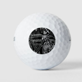 Motorfiets 1 wu gbcnm golfballen