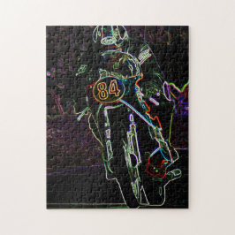 Motorfiets 2 11x14 252pc jpcna legpuzzel