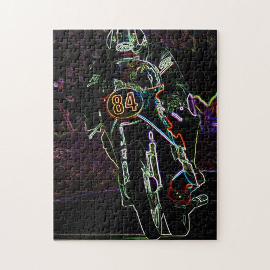 Motorfiets 2 11x14 252pc jpcna legpuzzel (Verticaal)