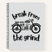 Motorfiets 2 BFTG (grijs) Notitieboek (Voorkant)