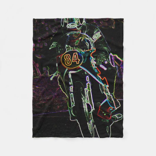 Motorfiets 2 fbcnm fleece deken (Voorkant)