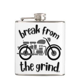 Motorfiets 2 Flask Heupfles