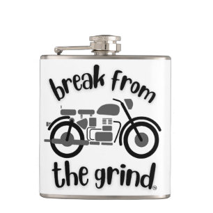 Motorfiets 2 Flask Heupfles