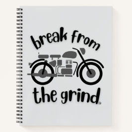 Motorfiets 2 (Grijs) Notitieboek