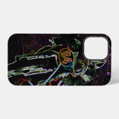 Motorfiets 2 ipha iPhone hoesje (Achterkant horizontaal)