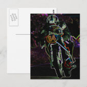 Motorfiets 2 pccna briefkaart (Voorkant / Achterkant)