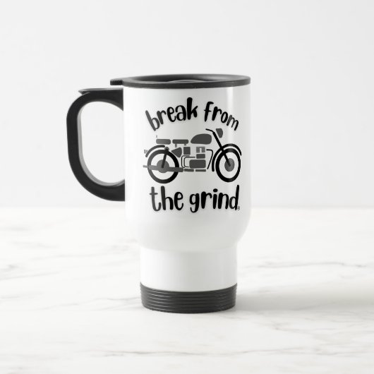 Motorfiets 2 Reisbeker (Grijs) (Links)