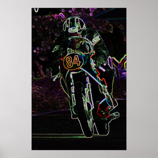 Motorfiets 2 wapcnm poster (Voorkant)