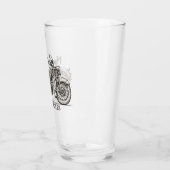  motorfiets - Aangepaste NAAM - Biker Garage Glas (Links)