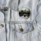 Motorfiets accessoire biker ronde button 5,7 cm (In situ)
