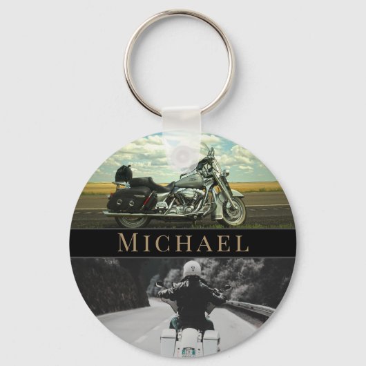 Motorfiets accessoire biker sleutelhanger (Voorkant)