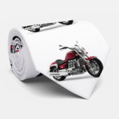 Motorfiets afbeelding voor stropdas (Opgerold)