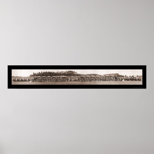 Motorfiets Ambulance Photo 1917 Poster (Voorkant)