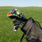 Motorfiets - Anime French Bulldog 001 Golfheadcover (Insitu)