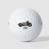  Motorfiets Antiek Naam Custom Cool Golfballen (Voorkant)