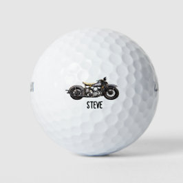  Motorfiets Antiek Naam Custom Cool Golfballen
