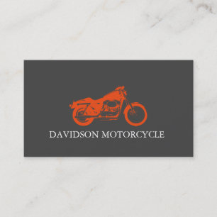 Motorfiets Auto Autohandelaar Dealership Zakelijke Visitekaartje