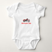 Motorfiets Baby Onsie Romper (Voorkant)