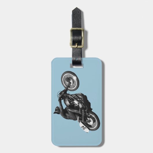   motorfiets bagagelabel (Voorkant verticaal)