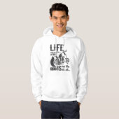 Motorfiets, basissuikergoed hoodie (Voorkant volledig)