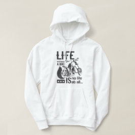Motorfiets, basissuikergoed hoodie