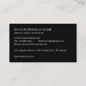 Motorfiets bedrijven winkels biker Visitekaartje (Achterkant)