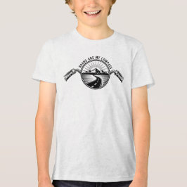 Motorfiets Bergweg Tri-Blend Shirt