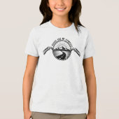 Motorfiets Bergweg Tri-Blend Shirt (Voorkant)