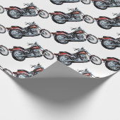 Motorfiets Bike Biker Cadeaupapier (Hoek)